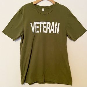 Veteran Men's‎ 100% Cotton T-Shirt